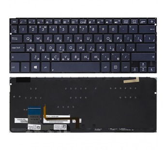 Клавиатура Asus Zenbook UX303UB синяя с подсветкой#1935543