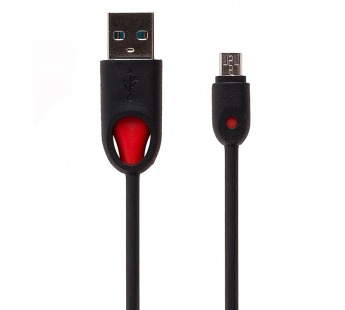 Кабель USB - micro USB Kurato RORI-M200 100см 2,5A  (black) (106671)#1831384