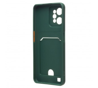 Чехол-накладка - SC315 с картхолдером для "OPPO realme C31" (dark green) (214705)#1835050