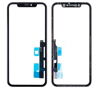 Стекло для переклейки iPhone Xr в сборе с тачскрином и OCA пленкой Черный - OR (Mitsubishi)#2086481