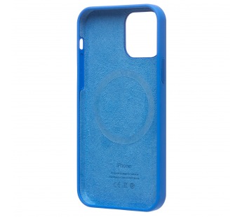 Чехол-накладка ORG Silicone Case SafeMag с анимацией для "Apple iPhone 12 Pro Max" (голубой)(212967)#2066950