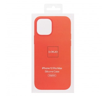 Чехол-накладка ORG Silicone Case SafeMag с анимацией для "Apple iPhone 12 Pro Max" (розовый (212964)#2051770