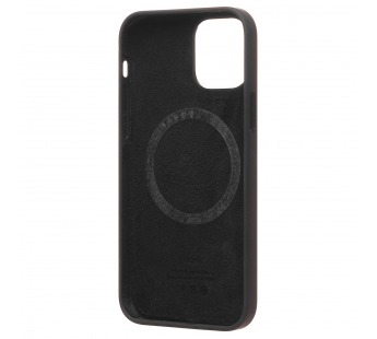 Чехол-накладка ORG Silicone Case SafeMag с анимацией для "Apple iPhone 12 Pro Max" (чёрный) (212958)#2066910