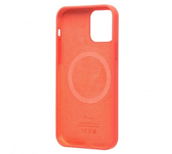 Чехол-накладка - Silicone Case SafeMag с анимацией для "Apple iPhone 12/iPhone 12 Pro" (розо(212975)#2066922