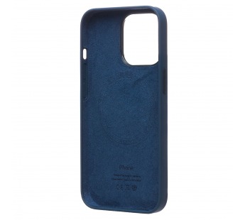 Чехол-накладка - Silicone Case SafeMag с анимацией для "Apple iPhone 13 Pro Max" (синий омут(212996)#2066939
