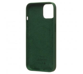 Чехол-накладка - Silicone Case SafeMag с анимацией для "Apple iPhone 13" (кипрский зелёный) (212983)#2066790