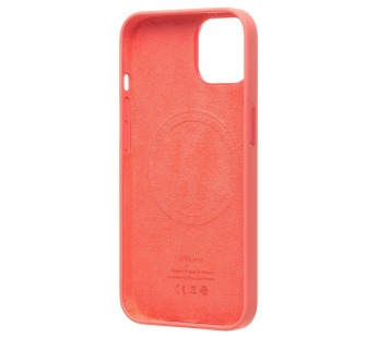 Чехол-накладка Silicone Case SafeMag с анимацией для "Apple iPhone 13" (розовый цитрус) (212985)#2051696