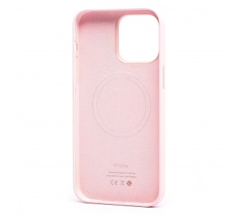 Чехол-накладка - Silicone Case SafeMag с анимацией для "Apple iPhone 14 Pro Max" (розовый ме(213029)#2120303