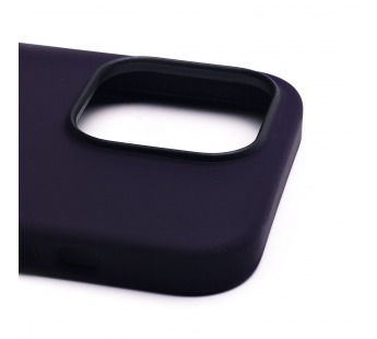 Чехол-накладка - Silicone Case SafeMag с анимацией для "Apple iPhone 14 Pro" (бузина) (213011)#2120300