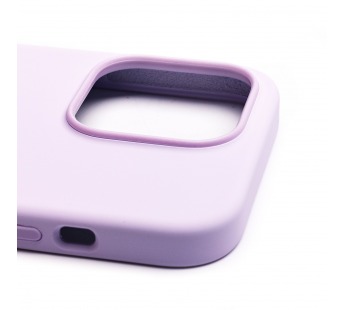 Чехол-накладка - Silicone Case SafeMag с анимацией для "Apple iPhone 14 Pro" (лиловый) (213014)#2048410