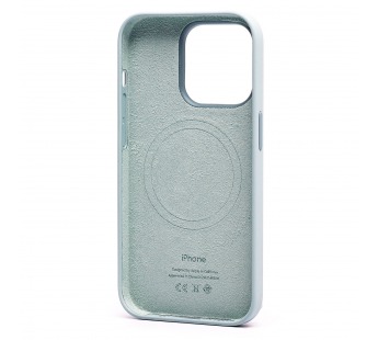 Чехол-накладка - Silicone Case SafeMag с анимацией для "Apple iPhone 14 Pro" (нежный кактус)(213012)#2048406