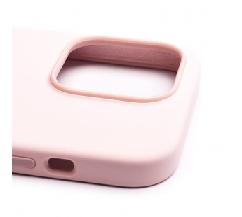 Чехол-накладка ORG Silicone Case SafeMag с анимацией для "Apple iPhone 14 Pro" (розовый мел)(213013)#2120299