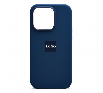 Чехол-накладка - Silicone Case SafeMag с анимацией для "Apple iPhone 14 Pro" (синий омут) (213010)#1836729