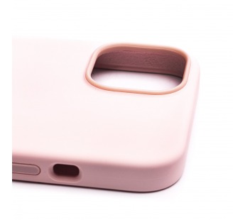 Чехол-накладка - Silicone Case SafeMag с анимацией для "Apple iPhone 14" (розовый мел) (213005)#2120341