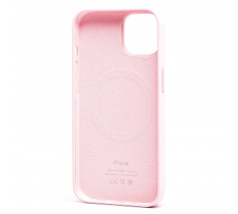Чехол-накладка - Silicone Case SafeMag с анимацией для "Apple iPhone 14" (розовый мел) (213005)#2066690