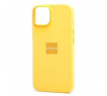 Чехол-накладка ORG Silicone Case SafeMag с анимацией для "Apple iPhone 14" (солнечно-желтый)(213008)#2007878