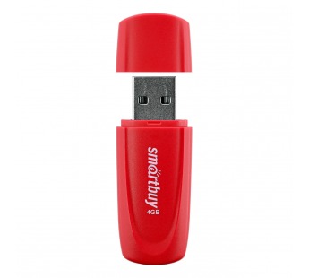 Флеш-накопитель USB 4GB Smart Buy Scout красный#1836297