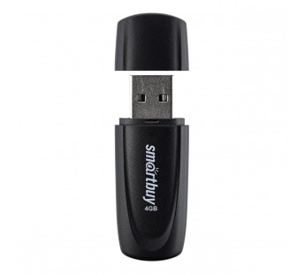 Флеш-накопитель USB 4GB Smart Buy Scout чёрный#1836304