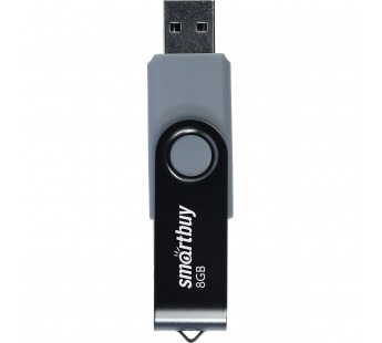 Флеш-накопитель USB 8GB Smart Buy Twist чёрный#1836307