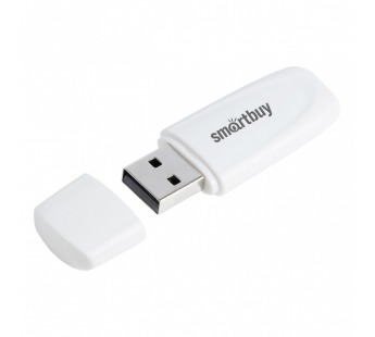 Флеш-накопитель USB 16GB Smart Buy Scout белый#2035222