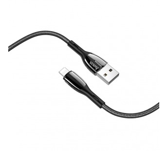 Кабель USB - Apple Lightning HOCO U89 "Premium" (120см) LED черный#1994607