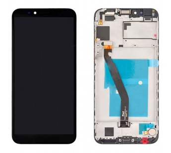 Дисплей для Huawei Honor 7A Pro/7C/Y6 Prime 2018/Y6 2018 5.7" в рамке + тачскрин (черный) 100%#1959891