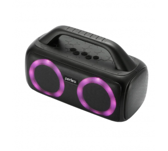 Колонка-Bluetooth Perfeo "HEXAGON" 50W, MP3 USB|TF, AUX, FM, VOICE ASSISTANT, HANDS FREE, TWS черная#1875132