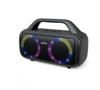 Колонка-Bluetooth Perfeo "HEXAGON" 50W, MP3 USB|TF, AUX, FM, VOICE ASSISTANT, HANDS FREE, TWS черная#1875133