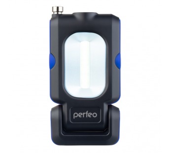 Фонарь Perfeo PL-602 "Spark" светодиодный, 1W LED + 3W COB, 150LM, магнит, указка, синий#1838674