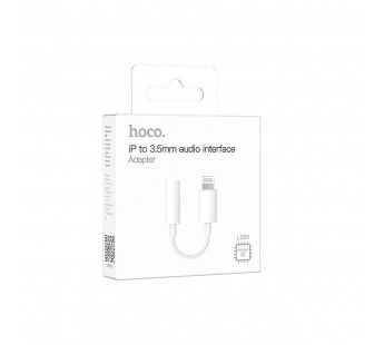 Адаптер Hoco LS34 iP Original digital audio converter 3.5 (white) (213893)#1839862