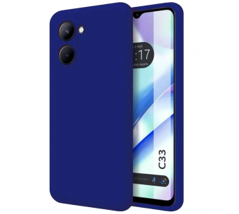 Чехол на Realme C33 Silicone Case (синий)#2039390