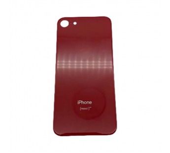 Задняя крышка iPhone 8 (AAA c увел. вырезом) Красная#2087540