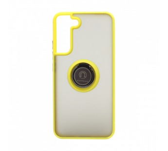 Чехол Shockproof Ring для Samsung Galaxy S22 Plus (001) желто-черный#1849074