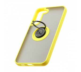 Чехол Shockproof Ring для Samsung Galaxy S22 Plus (001) желто-черный#1849073