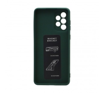 Чехол Magnetic Stend 2 для Samsung A73 (007) темно зеленый#1853901