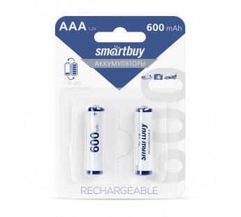 Аккумулятор AAA SMARTBUY 600mAh/2BL (цена за 1шт. блистер 2шт)#1839465