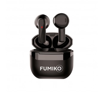 Беспроводные TWS наушники Fumiko BE12 Touch-сенсор (3 ч/200 mAh) черные#1869821