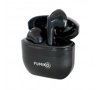 Беспроводные TWS наушники Fumiko BE12 Touch-сенсор (3 ч/200 mAh) черные#1941261