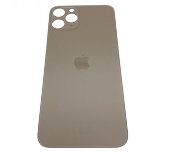 Задняя крышка iPhone 11 Pro (Оригинал c увел. вырезом) Золотая#2068493