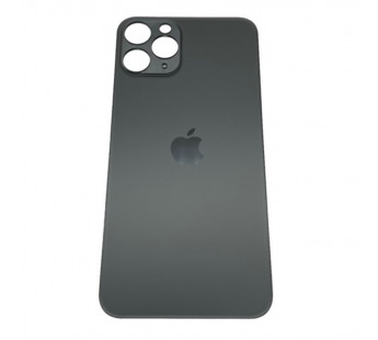 Задняя крышка iPhone 11 Pro (Оригинал c увел. вырезом) Черная#1849894