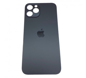 Задняя крышка iPhone 12 Pro (Оригинал c увел. вырезом) Черный#2068652