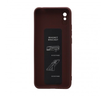 Чехол Magnetic Stend 2 для Xiaomi Redmi 9A (006) бордовый#1863130