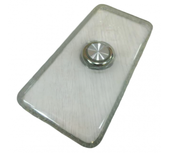 Чехол силиконовый Samsung A10s прозрачный с кольцом#2134214