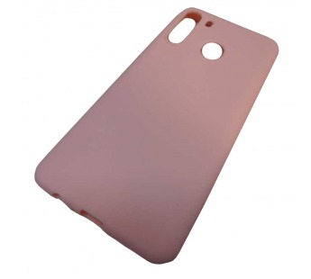 Чехол силиконовый Samsung A21 розовый#1850011