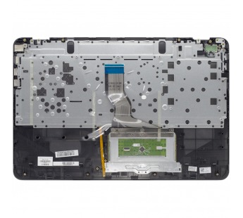 Топ-панель HP Omen 15-ax черная (зеленые клавиши)#1858722