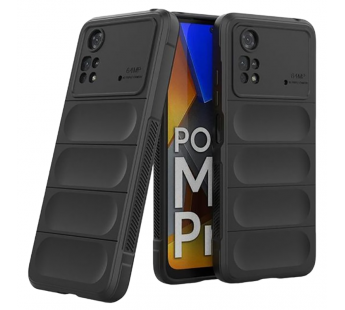 Чехол на Xiaomi Poco M4 Pro 4G Flexible Case (черный)#2040350