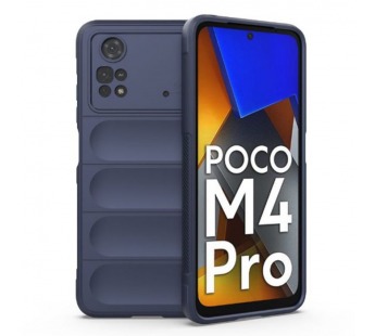 Чехол на Xiaomi Poco M4 Pro 4G Flexible Case (синий)#1840799