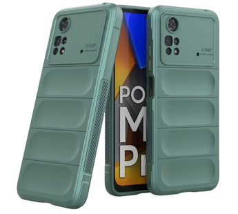 Чехол на Xiaomi Poco M4 Pro 4G Flexible Case (зеленый)#2040348