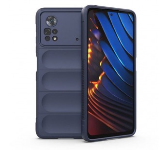 Чехол на Xiaomi Poco X4 Pro 5G Flexible Case (синий)#1840812