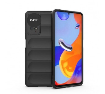 Чехол на Xiaomi Redmi Note 11 / Note 11S Flexible Case (черный)#1841236